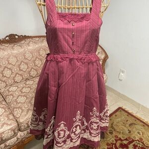 Alice themed dress with lace details